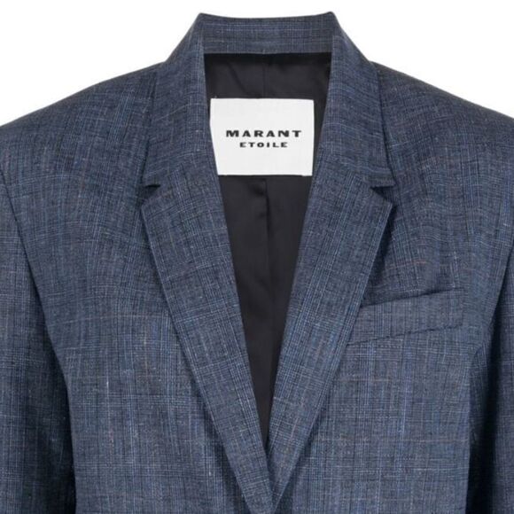 NWT ISABEL MARANT ÉTOILE single breasted blazer M/38 $957 - Picture 6 of 13